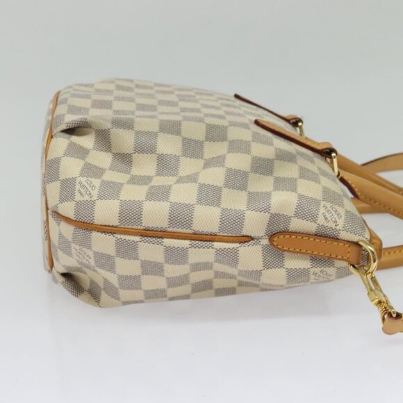 LOUIS VUITTON Damier Azur Riviera PM Tote Bag 2way N48250 LV Auth 134074 - Picture 5 of 16